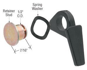 Sash Lock for Rolleze 710 Series Windows, Black Plastic by C.R. Laurence