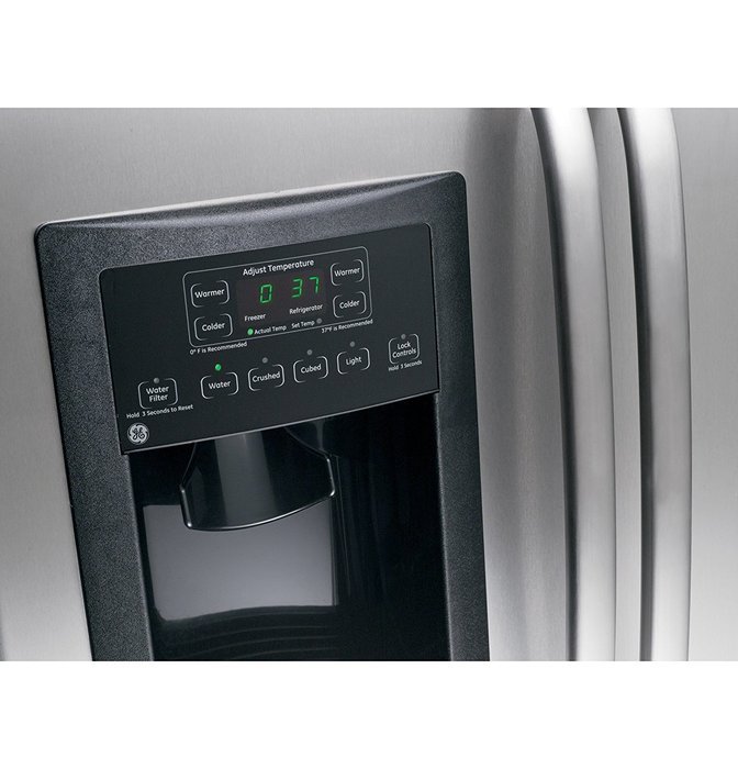 GE GSH25JSDSS 25.25 Cu. Ft. Stainless Steel Side-By-Side Refrigerator - Energy Star N3