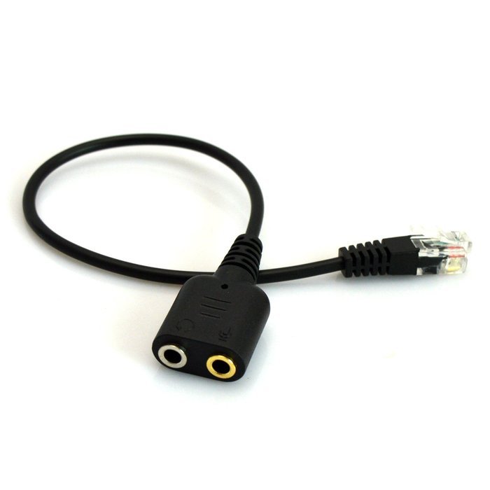 VONOTO 3.5mm to RJ9 Audio Adapter Cable - 3.5mm audio female socket to RJ9 Modular Plug Adapter Cable for connecting... N4