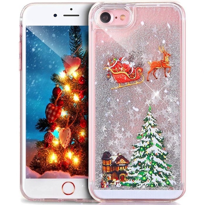iPhone 6S Plus Case,iPhone 6 Plus Case,ikasus iPhone 6S/6 Plus [Liquid Glitter] Case,Flowing Liquid Quicksand...