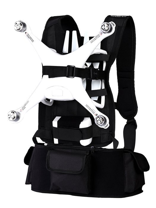 DJI Phantom Backpack Strap Carry System, For DJI Phantom 4, 3, and all other Models, Koozam Products N5
