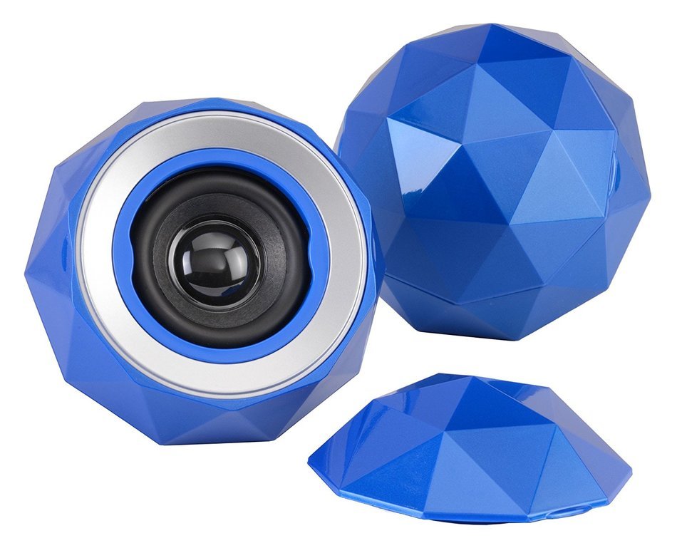 Digital Treasures 09368-PG Lyrix PowerBall X2 Bluetooth Speaker (Red) N10