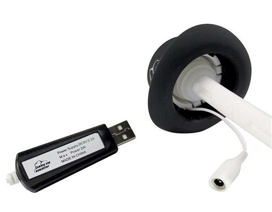 Lighting S Office USB Charge Cowboy Hat Mini Humidifier 51ml Mist Output Fresh and Moist Can Independent operation N15