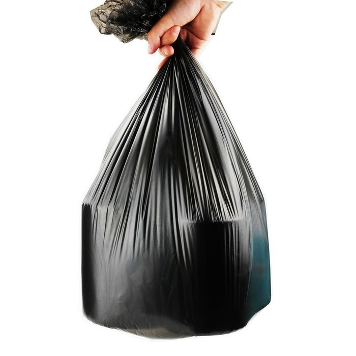 Nicesh 8 Gallon Kitchen Trash Can Liners,130 Counts, Black N4