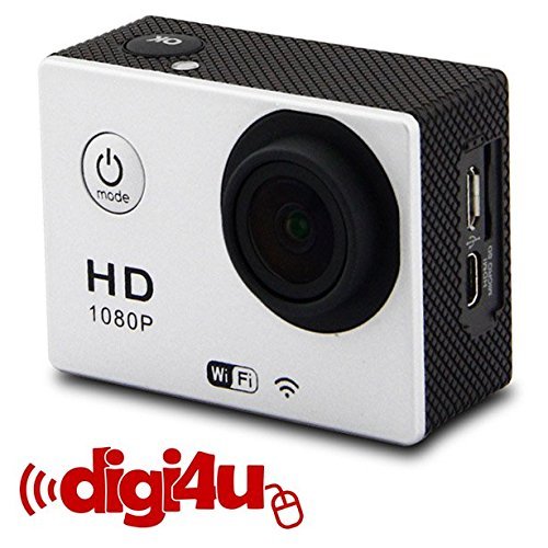 Digi4U Wifi 12Mp 1080P Waterproof HD Helmet Sport Action Video Camera Cam Dv Dvr. With Free Protection Pack And... N4