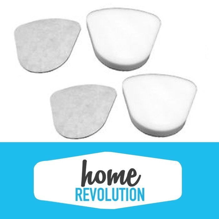 2 Shark Navigator Lift Away Foam and Felt Home Revolution Brand Pre-filter Replacement Kit.