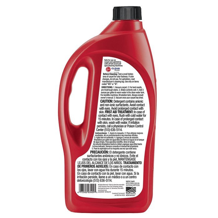 Hoover 2X CleanPlus Carpet Cleaner & Deodorizer 32 oz, AH30335