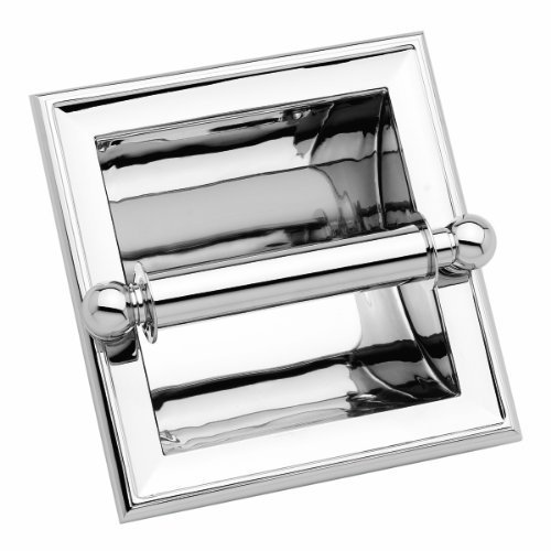 Ginger 4528/PC Columnar Recessed Toilet Tissue Holder, Polished Chrome by Ginger