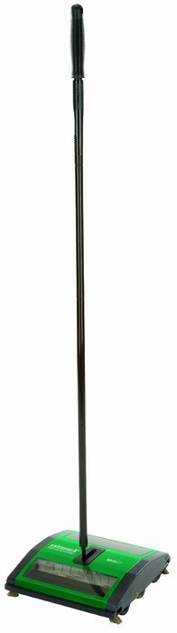 BISSELL BigGreen Commercial BG21 Sweeper with 2 Rows of Rubber Rotors, 7-1/2" Cleaning Path, Green