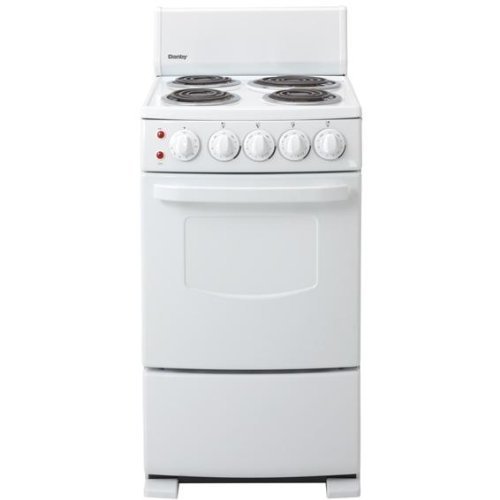 20" Freestanding Electric Range with 4 Coil Burners 2.6 cu. ft. Oven Manual Clean and Bottom Broiler