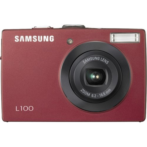 Samsung L100 8.2MP Digital Camera with 3x Optical Zoom (Red)