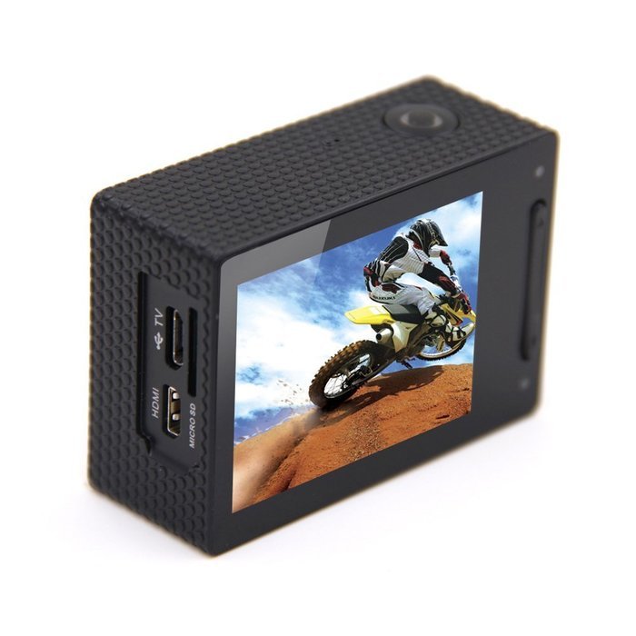 Camsoy F1 Action Camera Wifi Control 2.0inch Color Screen 130mins Recording Time Waterproof Sport Camera N4