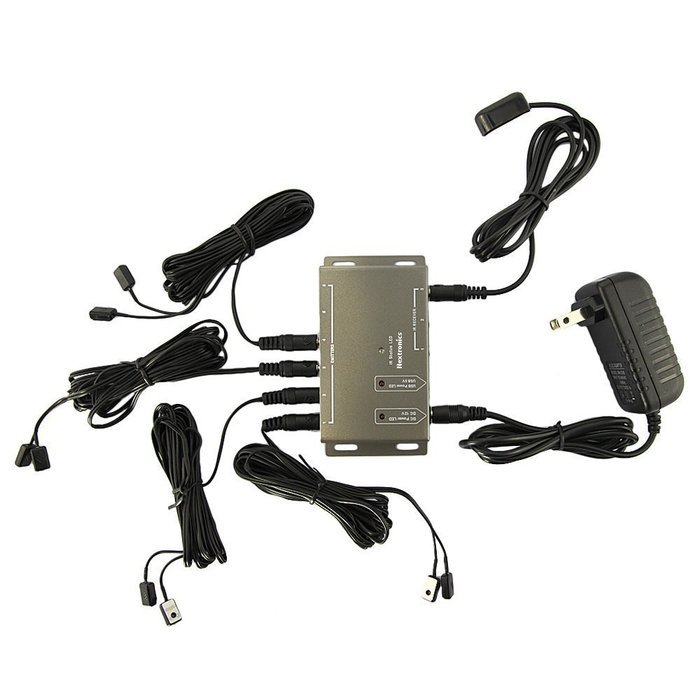 YueYueZou&reg; IR Repeater Remote Control Extender System (12 Emitters 1 Receiver) N2