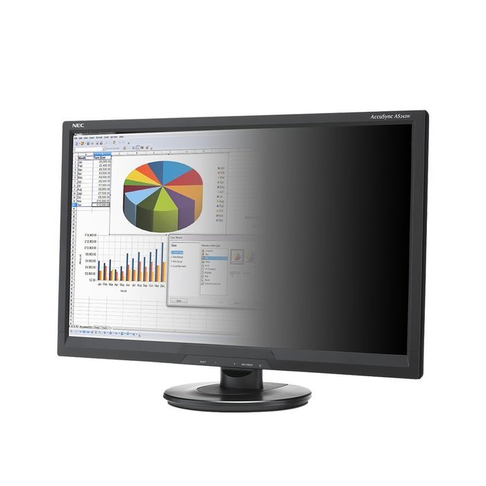 Deltatouch Privacyview PVN2429 24in LED Desktop Privacy Monitor with Integrated 3M Filter... N2