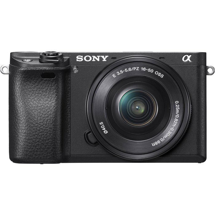 Sony ILCE-6300 a6300 4K Mirrorless Camera w/ 16-50mm + 50mm Prime Lens Bundle includes Camera, 16-50mm Power Zoom... N6