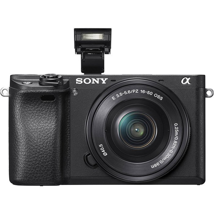 Sony ILCE-6300 a6300 4K Mirrorless Camera w/ 16-50mm + 50mm Prime Lens Bundle includes Camera, 16-50mm Power Zoom... N7