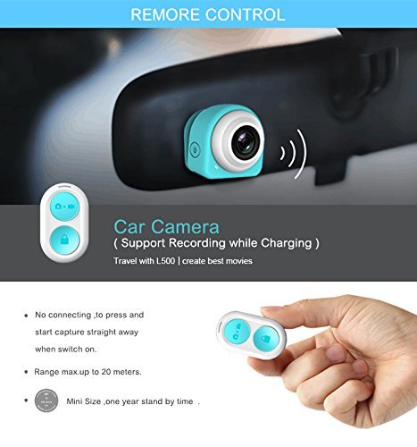 Mini Action Camera WIFI HD 1080P 8MP Sports Camera with 145&deg; Wide Angle Lens + 2.4G Remote Controller + Magnetic... N5