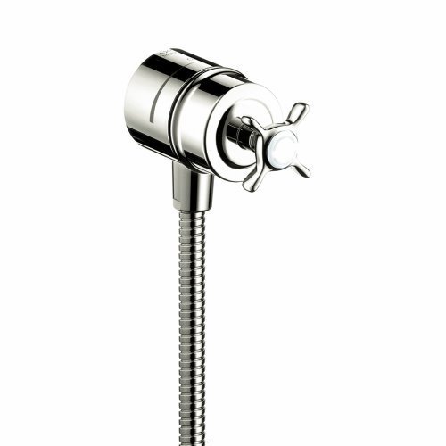 Hansgrohe 16882831 Axor Montreux Fix-Fit Stop with Cross Handle, Polished Nickel by AXOR