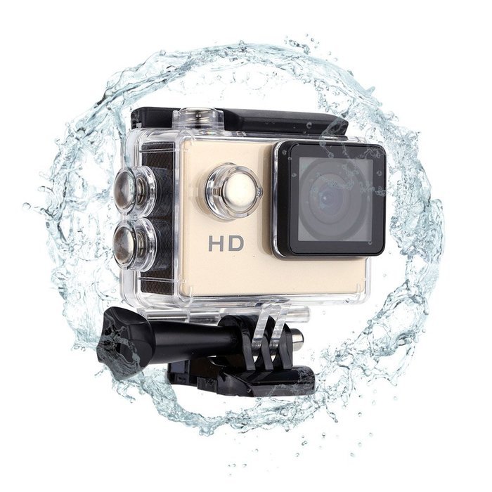 AmonlineShop A7 HD 720P Sport Mini DV Action Camera 90 Degree Wide Angle Lens 30M Waterproof N8