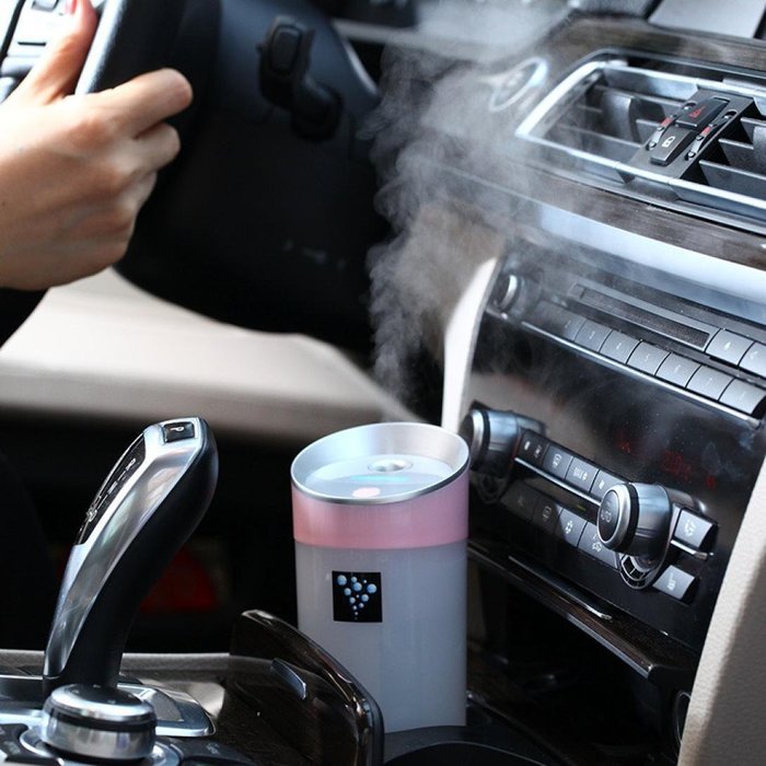 Ecosin Car Family expenses Anion Humidifier Air Purifier Freshener With USB Interface (White) N11