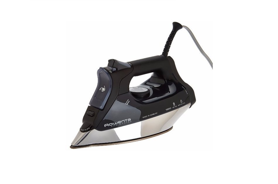 Rowenta DW8156 1800 Watt ProMaster Steam Iron with Platinium Soleplate (Black)