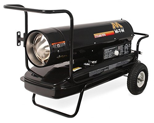 Mi-T-M MH-0215-0M10 Kerosene Forced Air Space Heater, 215000 BTU
