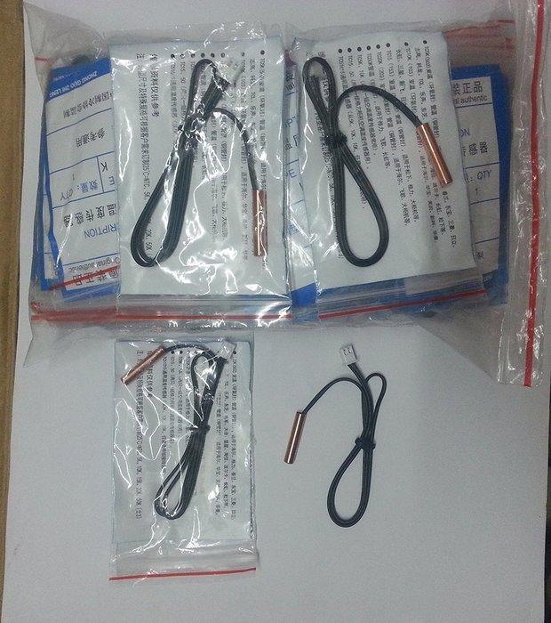 25Pcs 10K Generic Replacement Window Wall Mount Portable Air Conditioner Parts Pipe Temperature Sensor Tube Temperature...