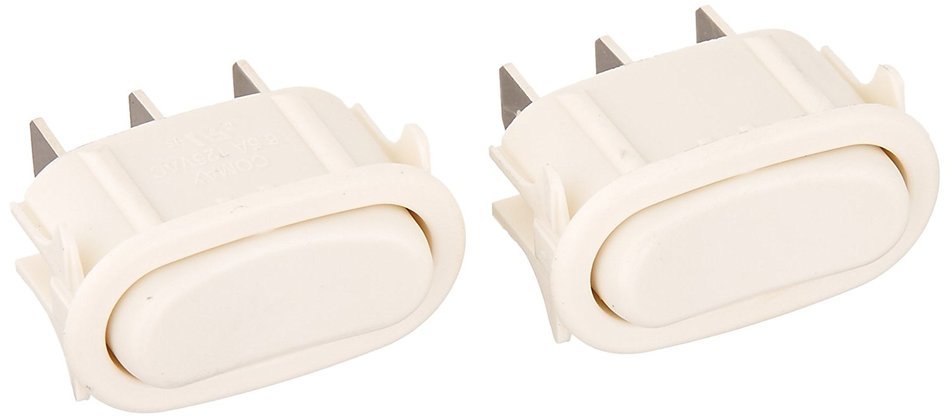 Broan SR561119 Biscuit Fan and Light Rocker Switch Kit