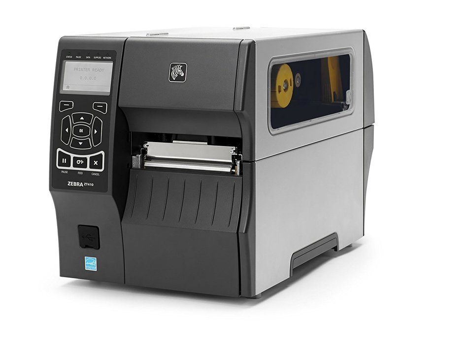 Zebra ZT41042-T010000Z ZT410 Industrial Thermal Transfer Table Top Printer, 203 DPI, Monochrome, With 10/100 Ethernet...
