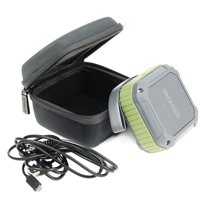 Caseling Hard Case for Omaker M4 Wireless Portable Bluetooth Speakers. &ndash; Mesh Pocket for the Cables. N3