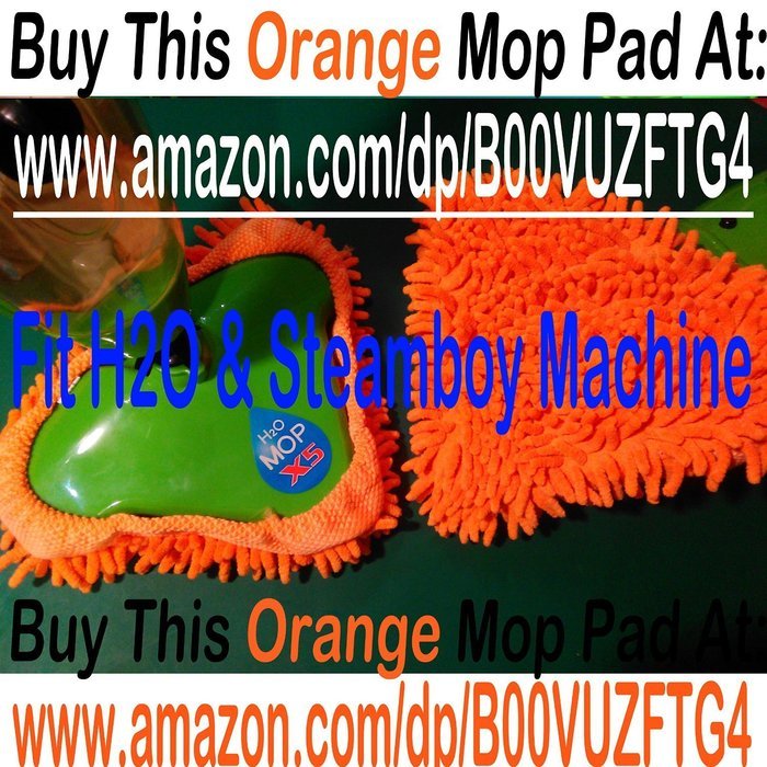 4- Pads that fit H2o, Steamboy Microfiber Steam Mop