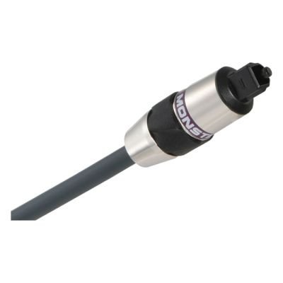 Monster Cable MC 400DFO-2M NF Digital Fiber Optic Audio Cable - No Frills Packaging - 2M (6.56 Ft)