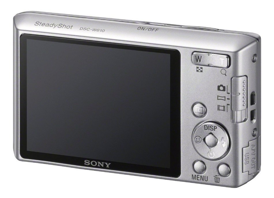 Sony Cyber-shot DSC-W610 14.1 MP Digital Camera with 4x Optical Zoom and 2.7-Inch LCD (Black) (2012 Model) N16