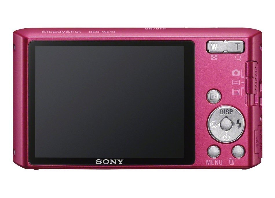 Sony Cyber-shot DSC-W610 14.1 MP Digital Camera with 4x Optical Zoom and 2.7-Inch LCD (Black) (2012 Model) N17
