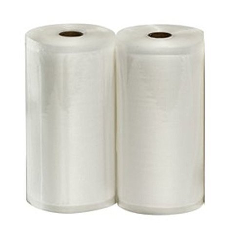 Genuine VacMaster 946104 Full Mesh 8 Inch by 50 Feet Vacuum Packaging Roll- 2 Pack