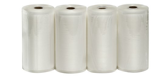 Genuine VacMaster 946104 Full Mesh 8 Inch by 50 Feet Vacuum Packaging Roll- 2 Pack N3