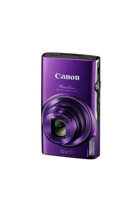 Canon PowerShot ELPH 360 HS (Purple) with 12x Optical Zoom and Built-In Wi-Fi N17