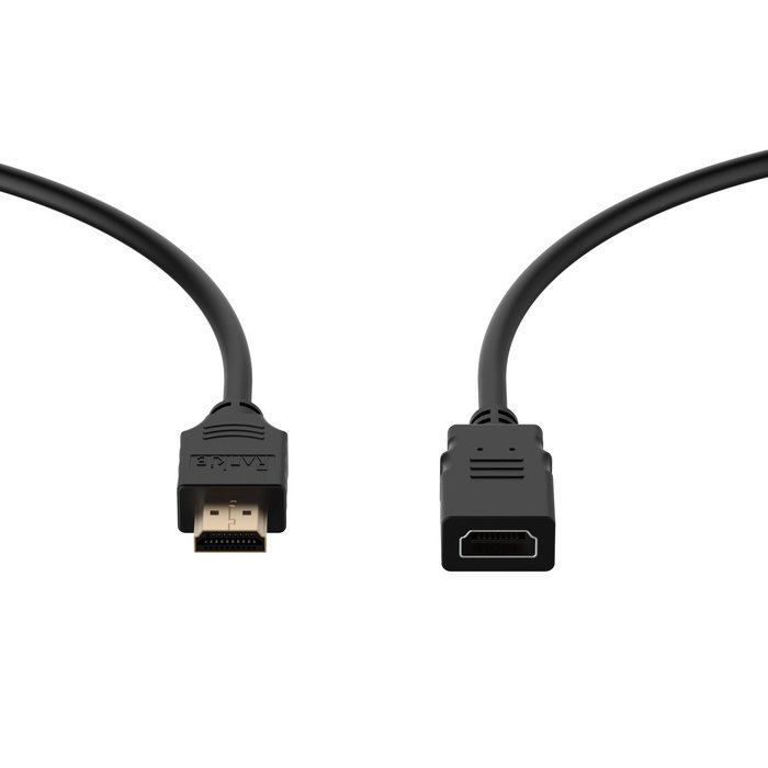 HDMI Extension Cable, Rankie 2-Pack High Speed HDMI Extension Cable Male to Female with Ethernet - 6 Feet (Black... N5