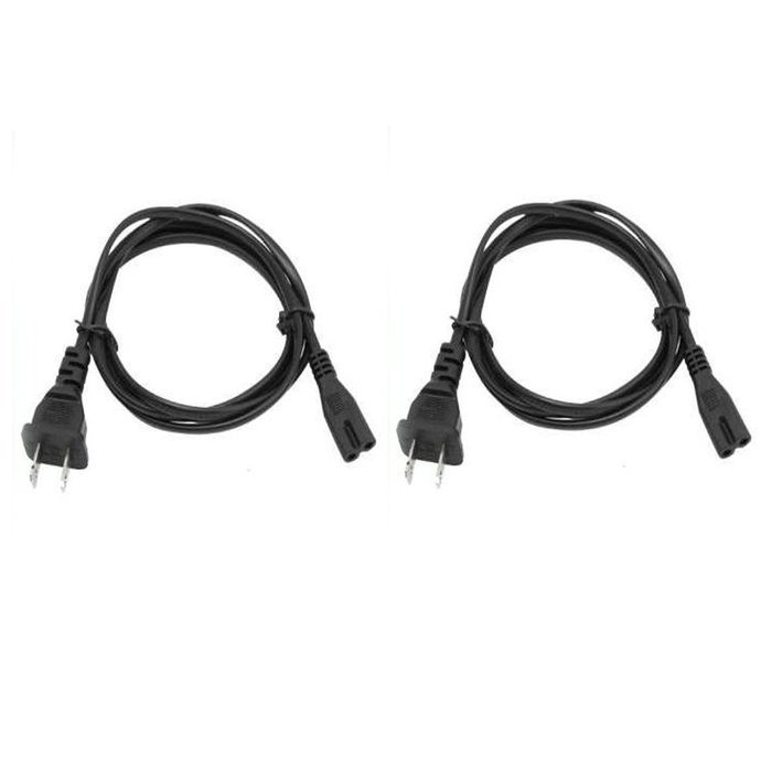 C&E 4 pack, Notebook/Laptop Power Cord, NEMA 1-15P to C7, Non-Polarized, 3 Feet, CNE458569 N11
