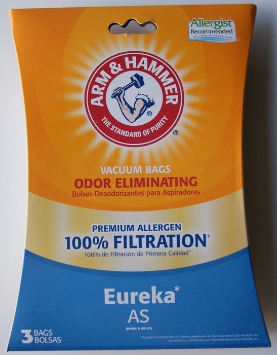 Arm and Hammer Eureka AS Premium Vacuum Cleaner Bags - Box of 3