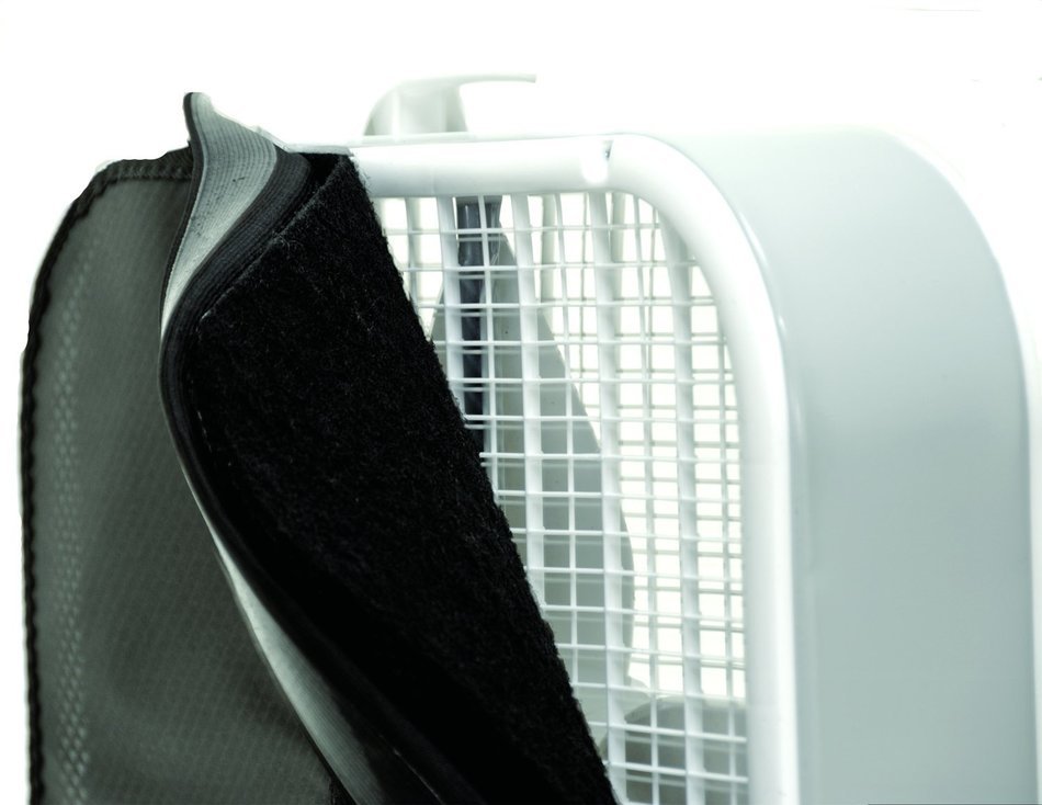 New Fan Buddy Fan Filter with Replaceable Activated Carbon Layers - Made for 20" Box Fan FILTER ONLY, Fan Not...
