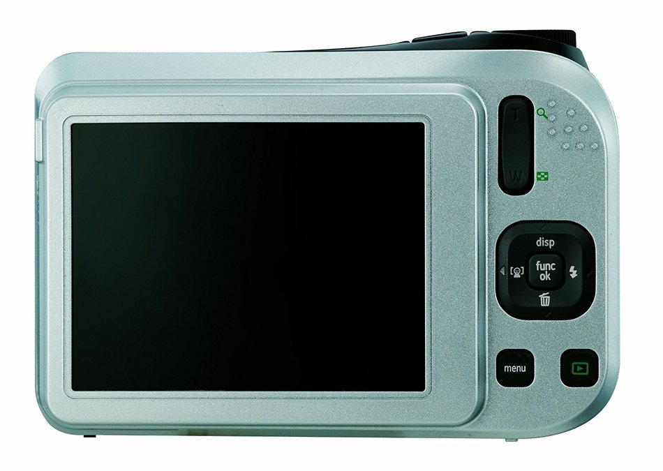 GE A1455 14MP Digital Camera with 5X Optical Zoom and 2.7-Inch LCD with Auto Brightness (Silver) N4