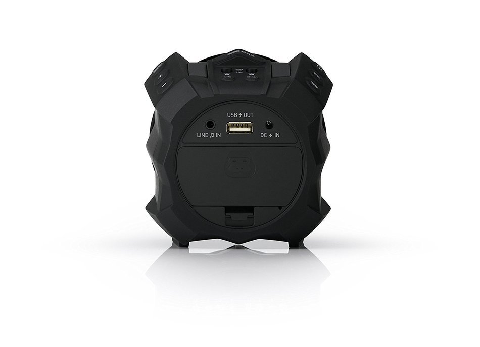 G-Project G-BUZZ Portable Alarm Clock FM Radio Speaker and USB Charging & Aux Line In