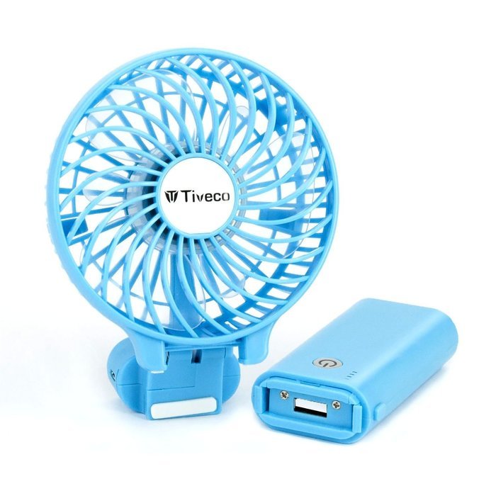 Tiveco Handheld USB Rechargeable Fan - V2 Black N9