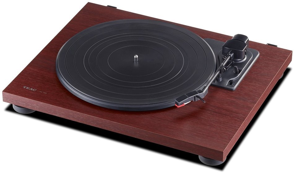 Teac TN100CH 3 Speed Analog Turntable - Cherry Finish