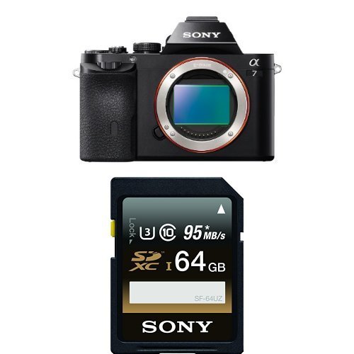 Sony a7 Full-Frame Interchangeable Digital Lens Camera - Body Only with Memory Card