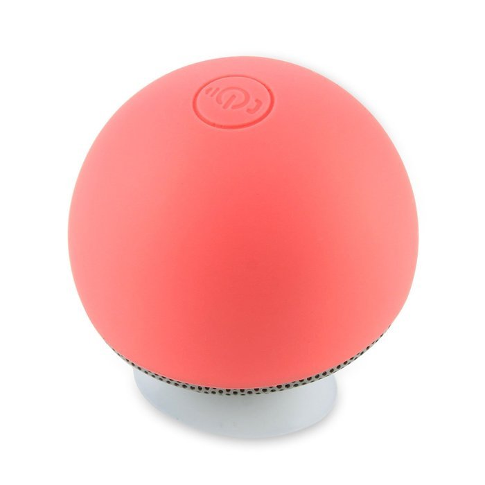 Generic Mini Wireless Bluetooth Mushroom Pattern Speaker for Smartphones Tablets ( Red)