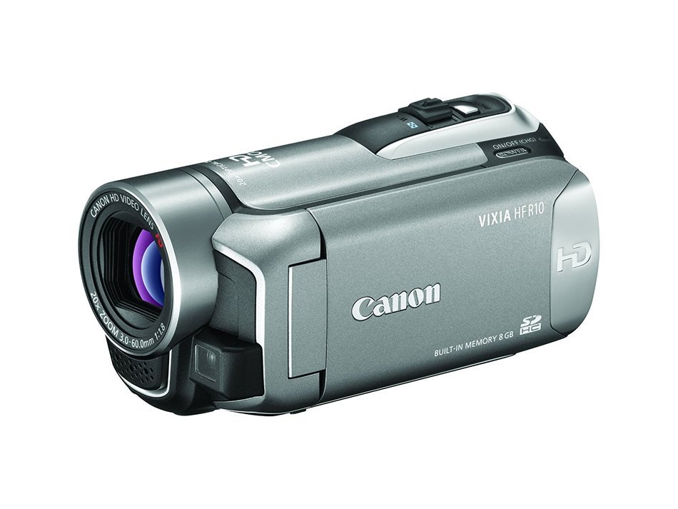 Canon VIXIA HF R10 Full HD Camcorder w/8GB Flash Memory (Red) (Discontinued by Manufacturer) N6