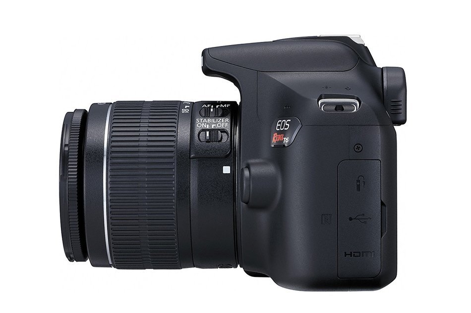Canon EOS Rebel T6 Digital SLR Camera Kit with EF-S 18-55mm f/3.5-5.6 IS II Lens with Corel PaintShop Pro X8 Ultimate N17