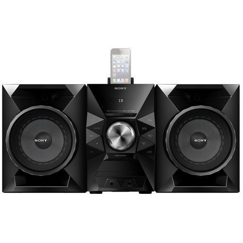 Sony 470 Watt Stereo Mini Hi-Fi System with 8-pin Lighting Dock Connector For Ipod/Iphone 2-Way Bass Reflex Speakers...